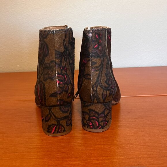 Madewell The Margot Boot in Floral Calf Hair Size 8 - Picture 6 of 8